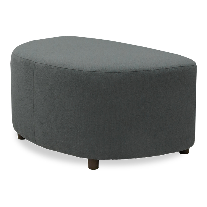 Sofa C/ottoman Tela Gris Oxford Elos | Sofá | salas